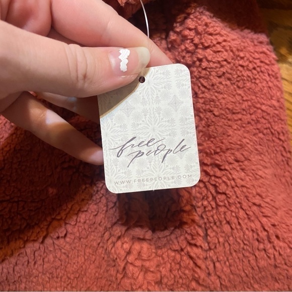 Free People We The Free Sherpa Jacket Size XL NWT - Picture 4 of 7